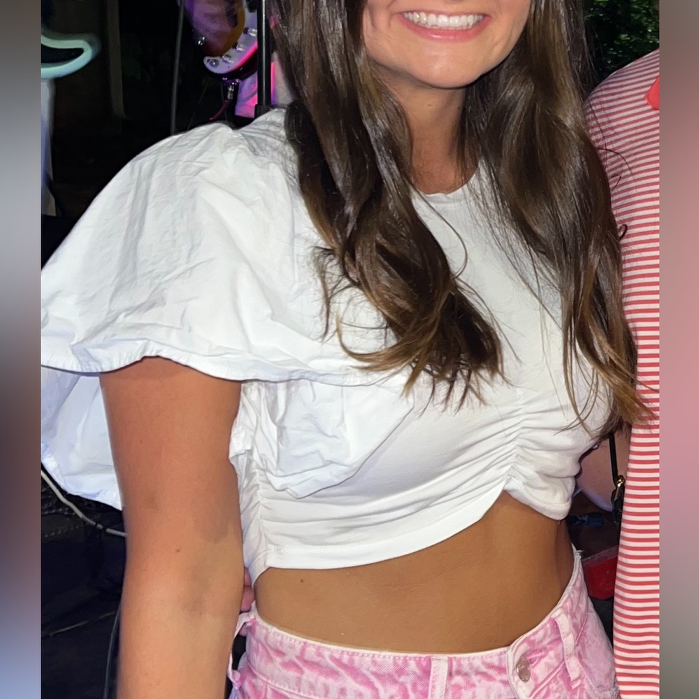 Ruffled Crop Top